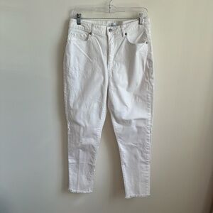 Ann Taylor LOFT White Skinny Jeans Size 30 10